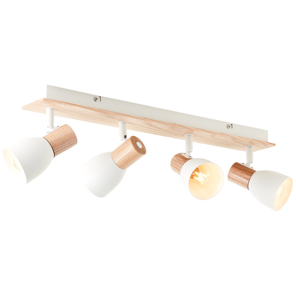 Brilliant Daintree Ceiling Light Ecru, white, 4-light sources