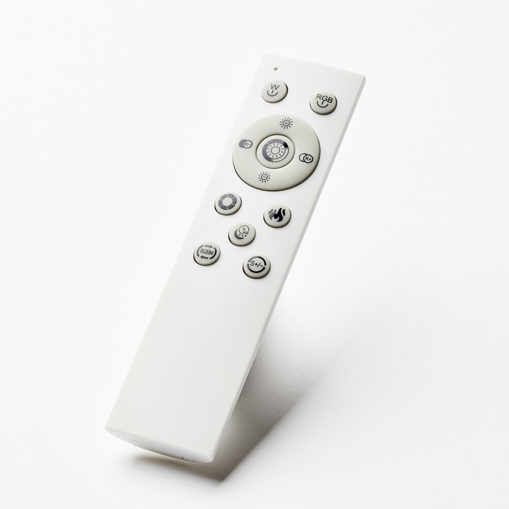 Brilliant Saltery Ceiling Light LED white, 1-light source, Remote control, Colour changer