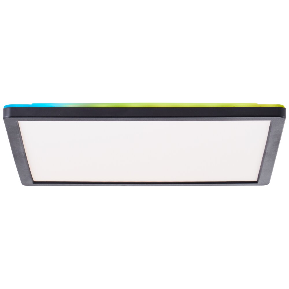 Brilliant Saltery Ceiling Light LED white, 1-light source, Remote control, Colour changer