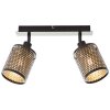 Brilliant Cheval Ceiling Light black, 2-light sources