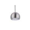 Paul Neuhaus Q-ADAM Pendant Light LED stainless steel, 1-light source, Remote control, Colour changer