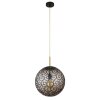 Globo FITZ Pendant Light black, 1-light source