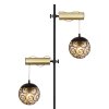 Globo FITZ Floor Lamp black, 2-light sources