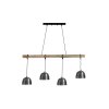 Globo HERMI Pendant Light Antique, Ecru, 4-light sources