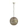 Globo HERMI Pendant Light antique brass, 1-light source