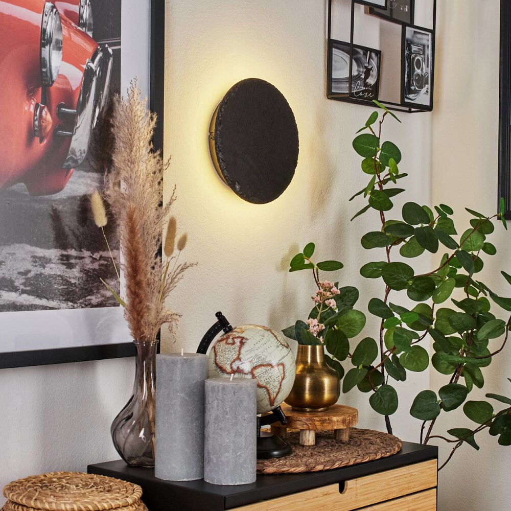 Guadramil Wall Light LED black, 1-light source