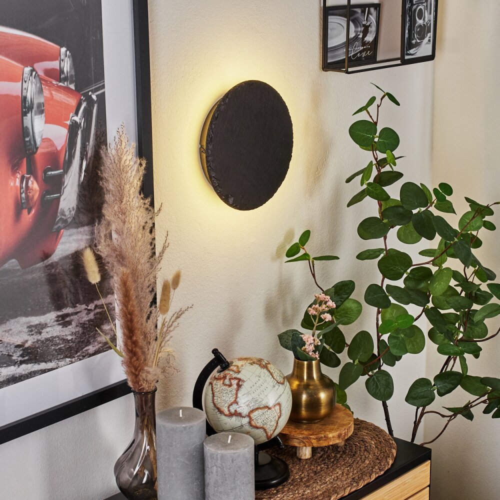 Guadramil Wall Light LED black, 1-light source