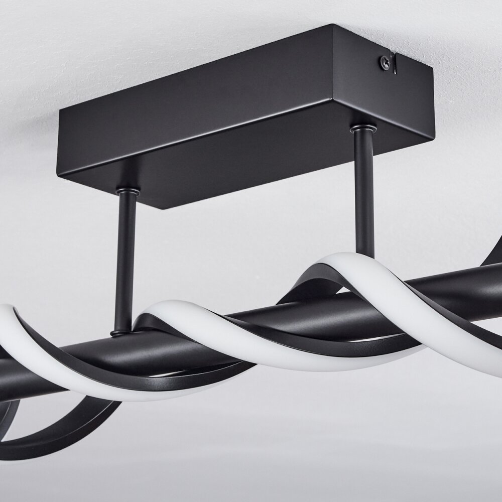 Alvarim Ceiling Light LED black, 1-light source