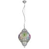 Globo GELASIUS Pendant Light grey, silver, 1-light source