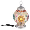 Globo GELASIUS Table lamp grey, silver, 1-light source