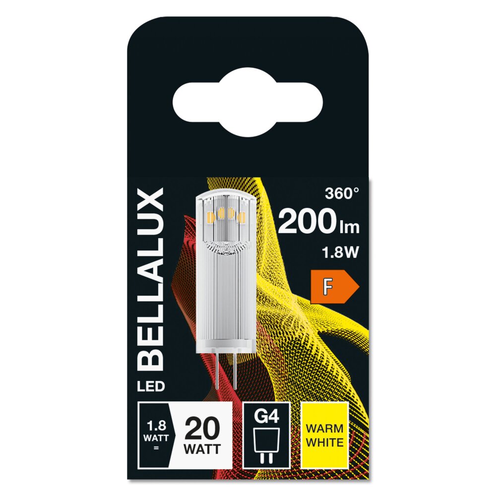 BELLALUX® LED G4 1.8 Watt 2700 Kelvin 200 Lumen 4058075135932