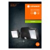 LEDVANCE Battery Outdoor Wall Light black, 2-light sources, Motion sensor