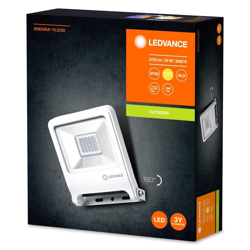 LEDVANCE ENDURA® garden spotlight white, 1-light source
