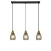 Globo REID Pendant Light black, 3-light sources