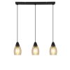 Globo REID Pendant Light black, 3-light sources