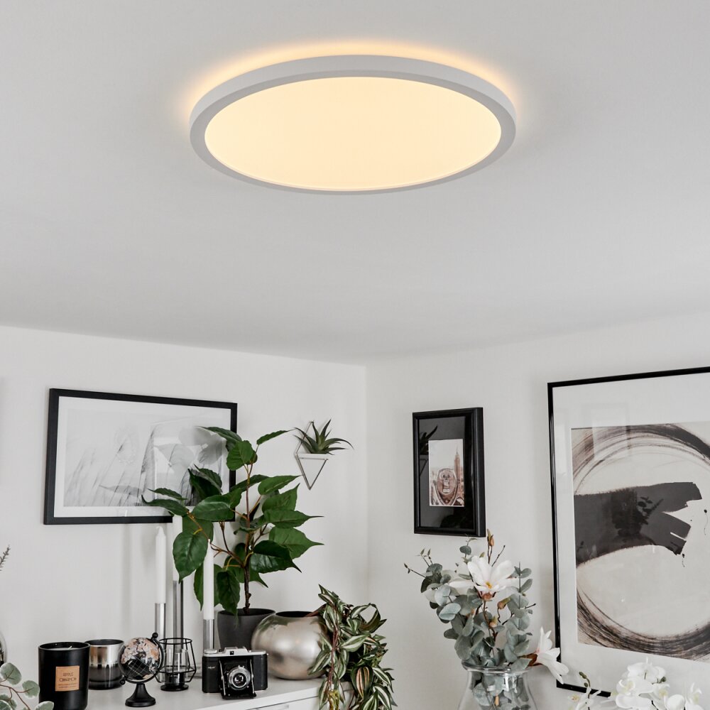 Sasinhosa Ceiling Light LED white, 1-light source, Remote control