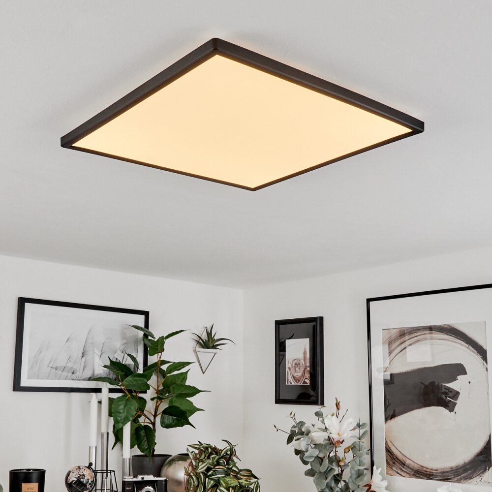 Hortinhas Ceiling Light LED black, 1-light source, Remote control, Colour changer