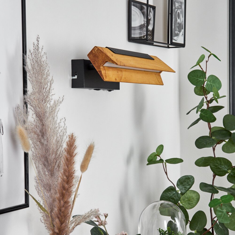 Teira Wall Light LED black, 1-light source
