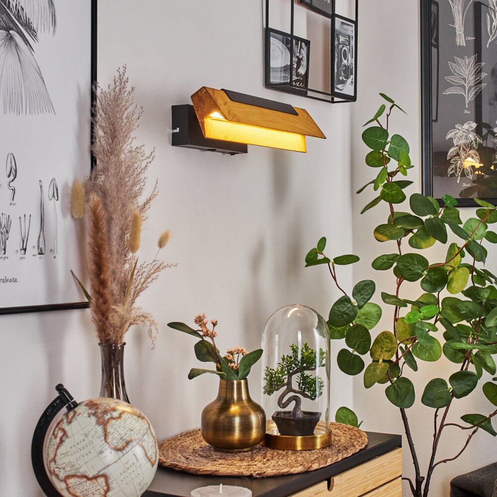Teira Wall Light LED black, 1-light source