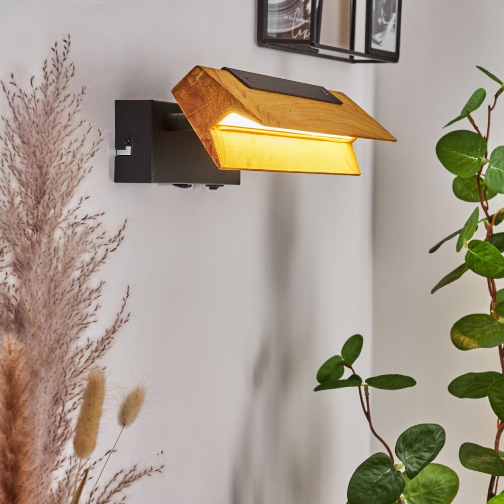 Teira Wall Light LED black, 1-light source