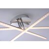 Leuchten Direkt Simon Ceiling Light LED chrome, 3-light sources