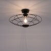 Leuchten Direkt PORTO Ceiling Light black, 1-light source