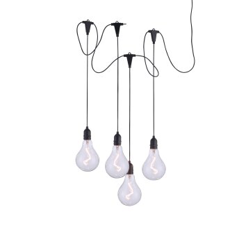 Leuchten-Direkt ENNI Hanging lamp LED black, 4-light sources