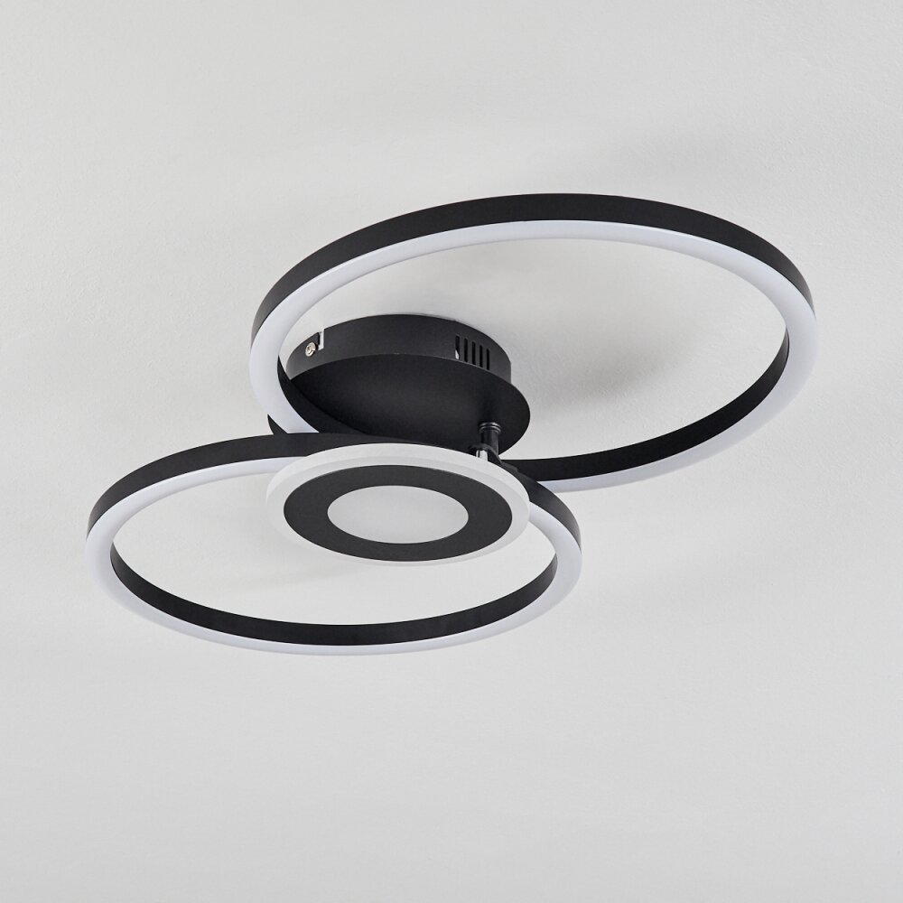 Serzedelo Ceiling Light LED black, 1-light source