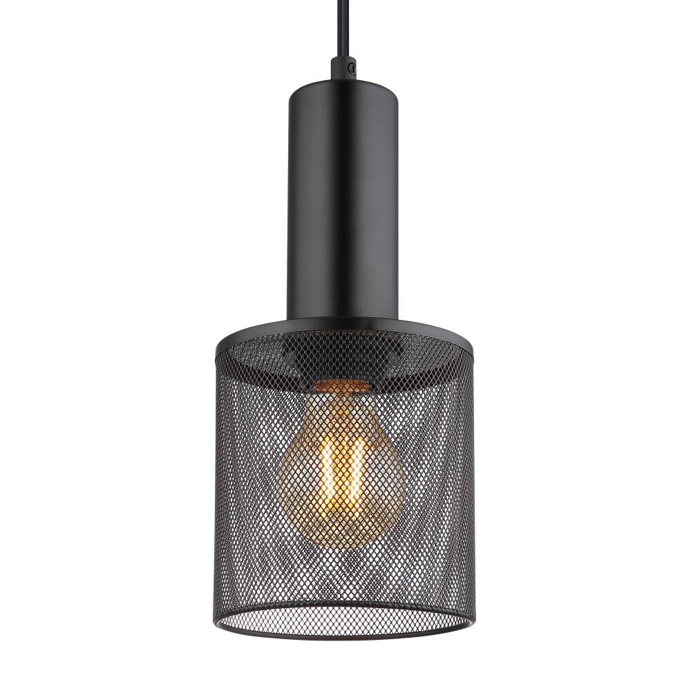 Globo JEDD Pendant Light black, 1-light source
