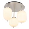 Globo BLACKY Ceiling Light matt nickel, 3-light sources