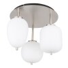 Globo BLACKY Ceiling Light matt nickel, 3-light sources