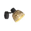 Globo COLLY Wall Light black, 1-light source