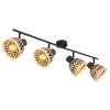 Globo COLLY Ceiling Light black, 4-light sources