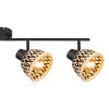 Globo COLLY Ceiling Light black, 4-light sources