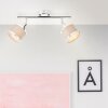 Brilliant Alexia Ceiling Light silver, 2-light sources