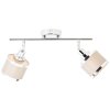 Brilliant Alexia Ceiling Light silver, 2-light sources