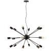 Brilliant Dree Pendant Light black, 18-light sources