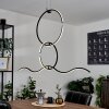 Chlak Pendant Light LED black, 3-light sources, Remote control