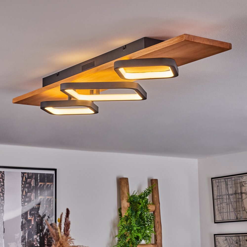 Pompu Ceiling Light LED Ecru, black, 1-light source