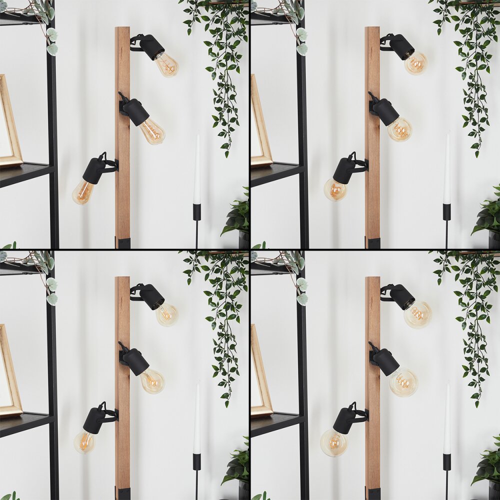 Kouk Floor Lamp Ecru, black, 3-light sources