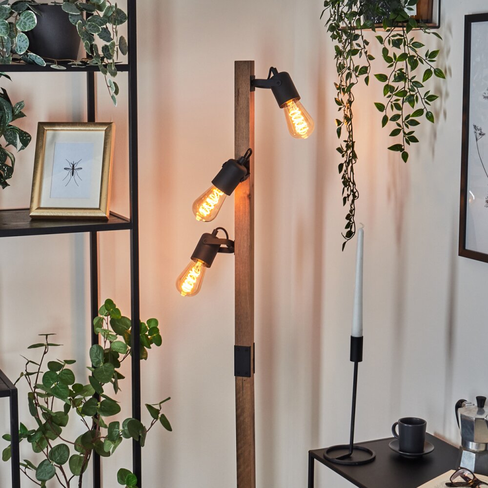 Kouk Floor Lamp Ecru, black, 3-light sources