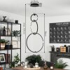 Chlak Pendant Light LED black, 3-light sources, Remote control