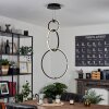 Chlak Pendant Light LED black, 3-light sources, Remote control