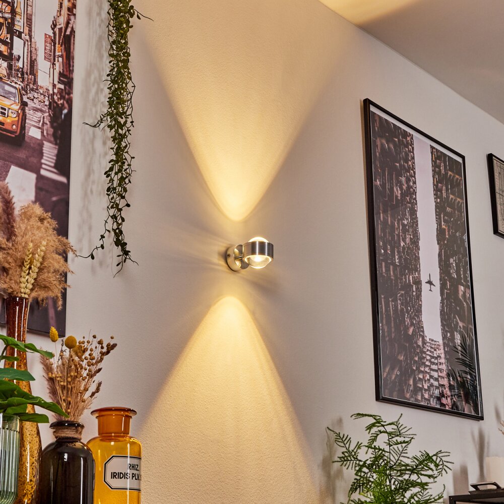 Indore Wall Light LED aluminium, 2-light sources