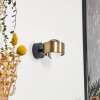 Sapri Wall Light antique brass, black, 1-light source