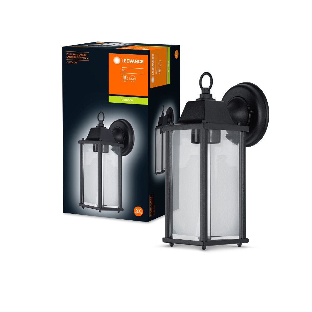 LEDVANCE ENDURA® Outdoor Wall Light black, 1-light source