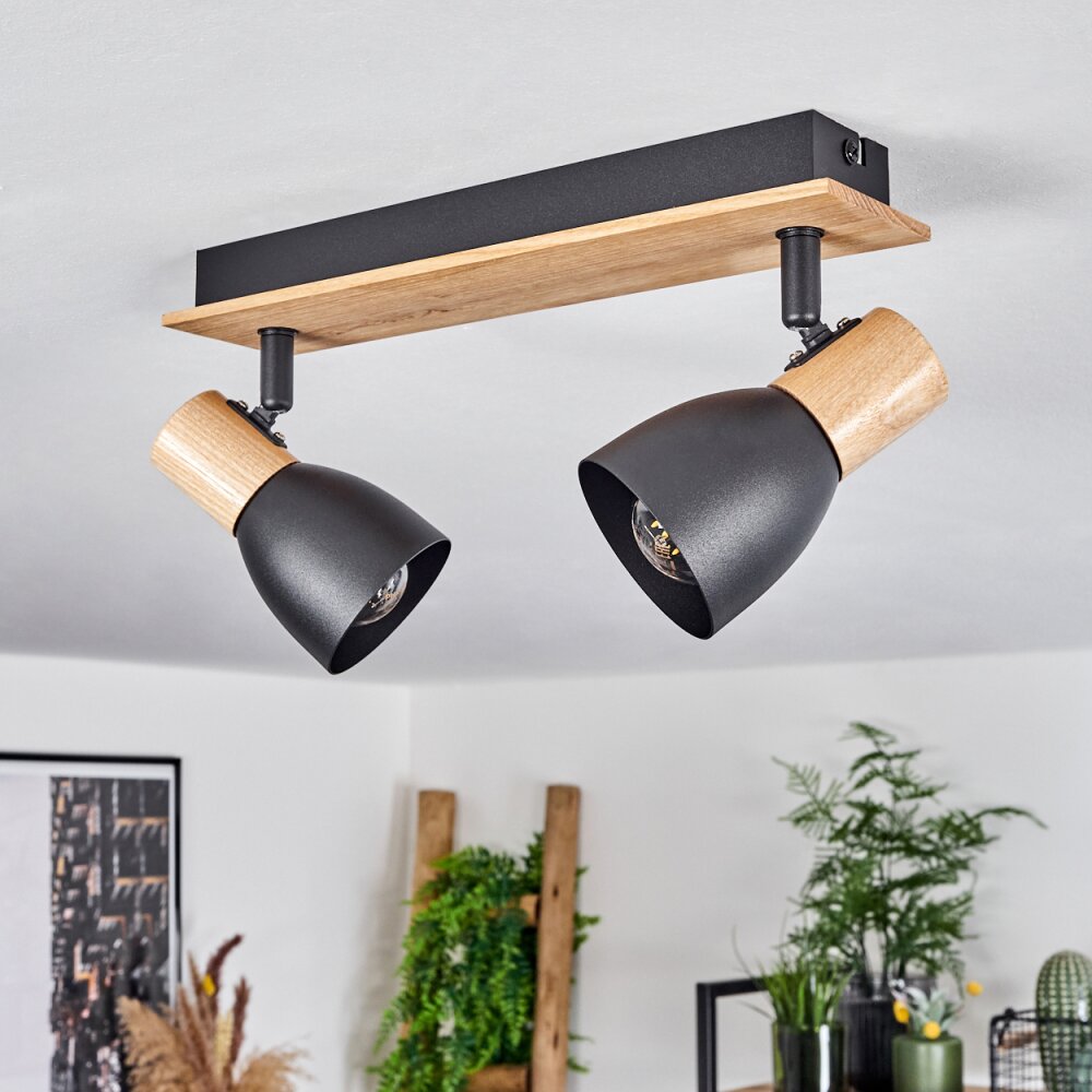 Kouek Ceiling Light Ecru, black, 2-light sources