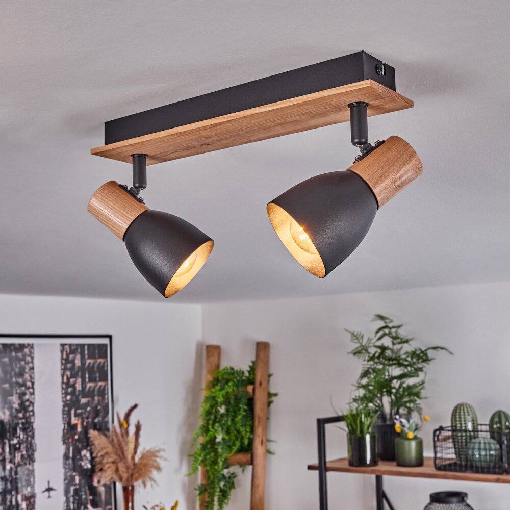 Kouek Ceiling Light Ecru, black, 2-light sources