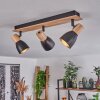 Kouek Ceiling Light Ecru, black, 3-light sources