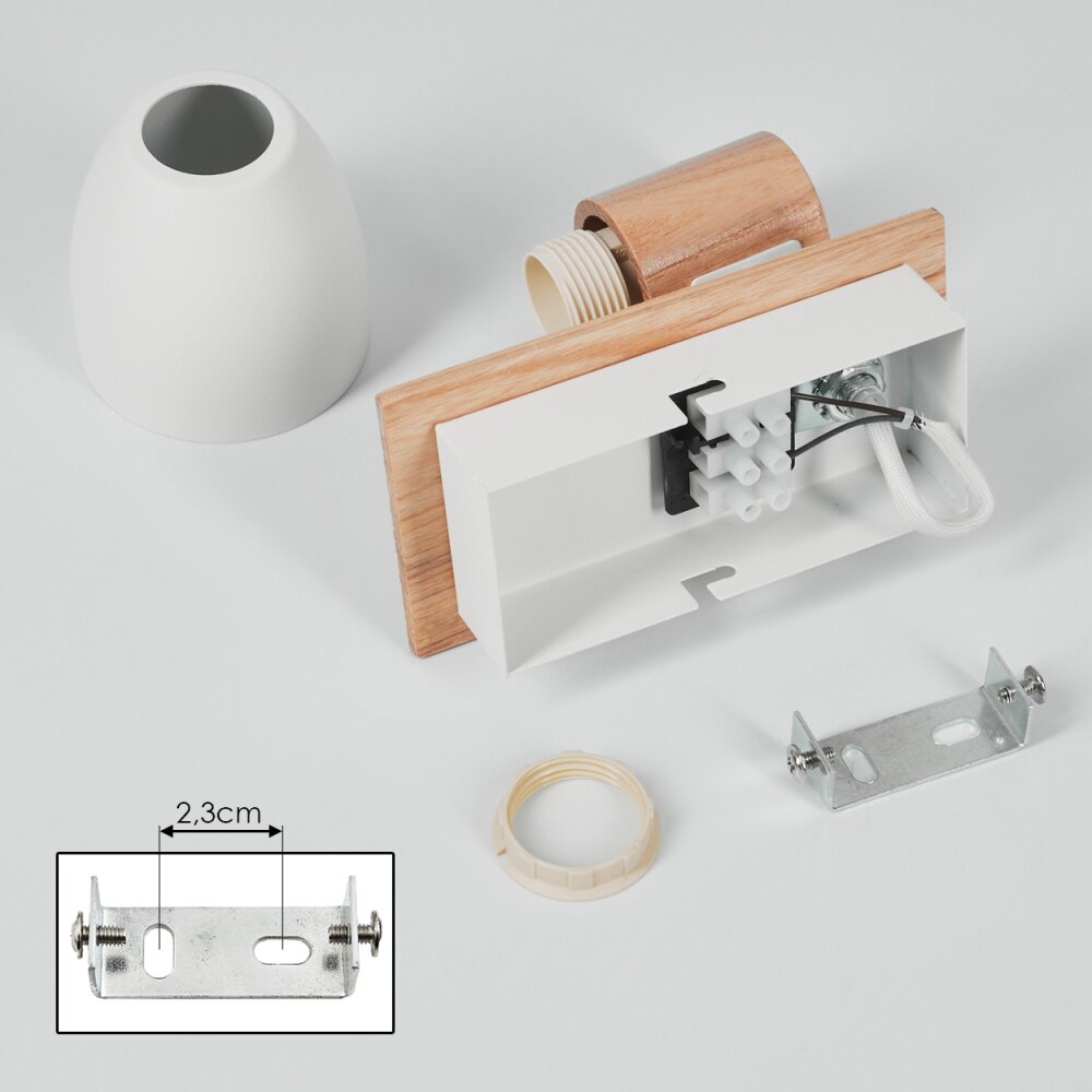 Kouek Wall Light Ecru, white, 1-light source